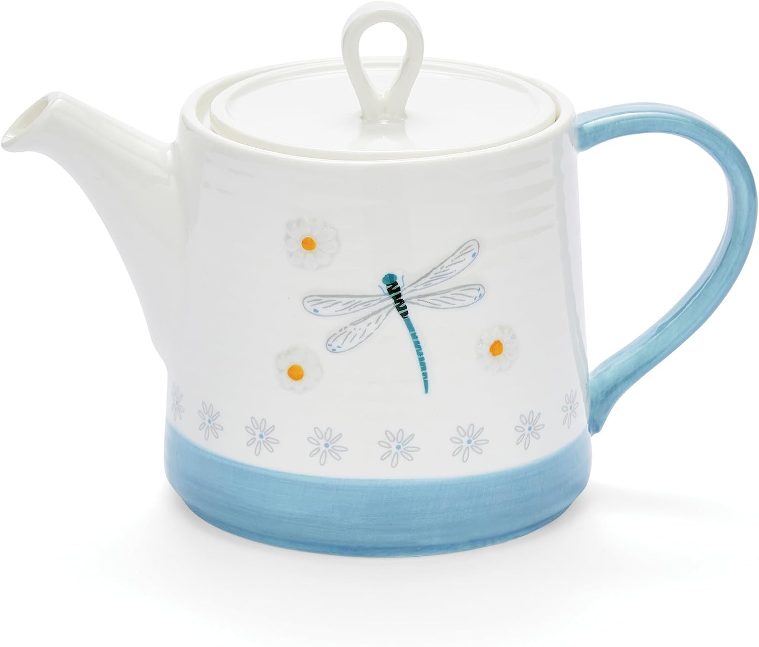 Ceramic Teapot Large Tea Pot Heat Retaining Serving Teapot Floral