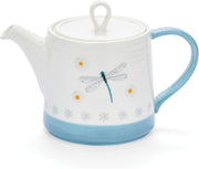 Ceramic Teapot Large Tea Pot Heat Retaining Serving Teapot Floral