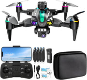 4K Dual Camera Foldable Drone Brushless Motor Obstacle Avoidance Quadcopter