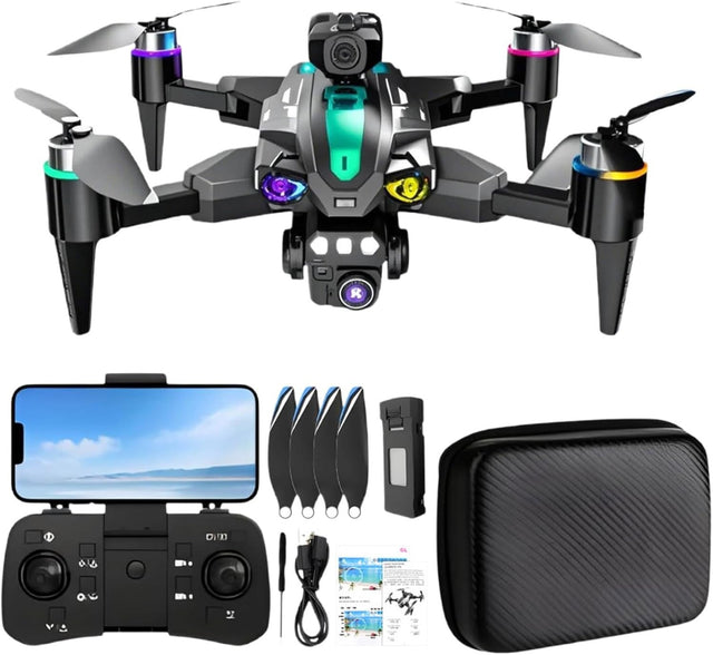 4K Dual Camera Foldable Drone Brushless Motor Obstacle Avoidance Quadcopter