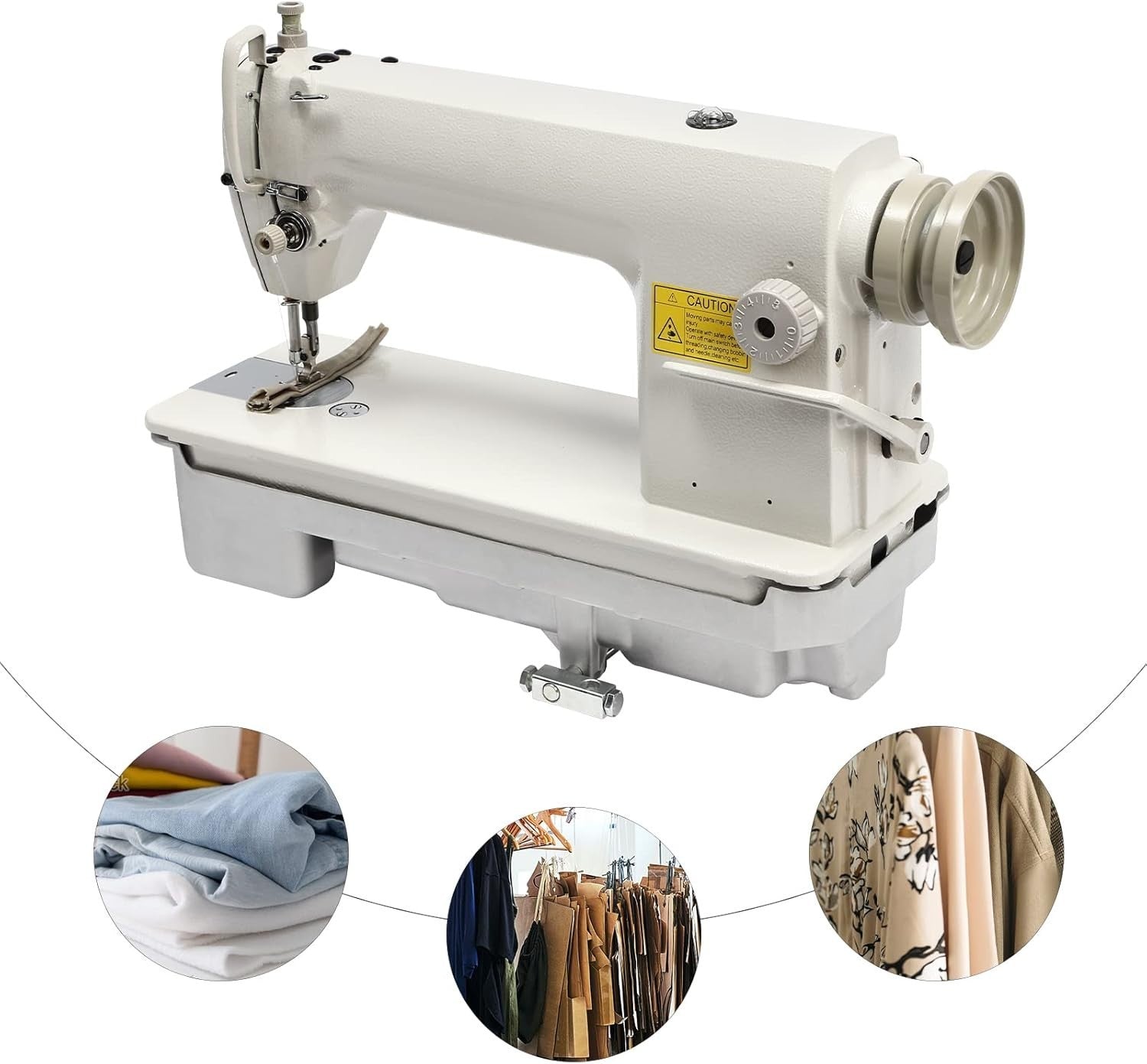Industrial Heavy Duty Sewing Machine Straight Stitch Clothes Shoes Bags