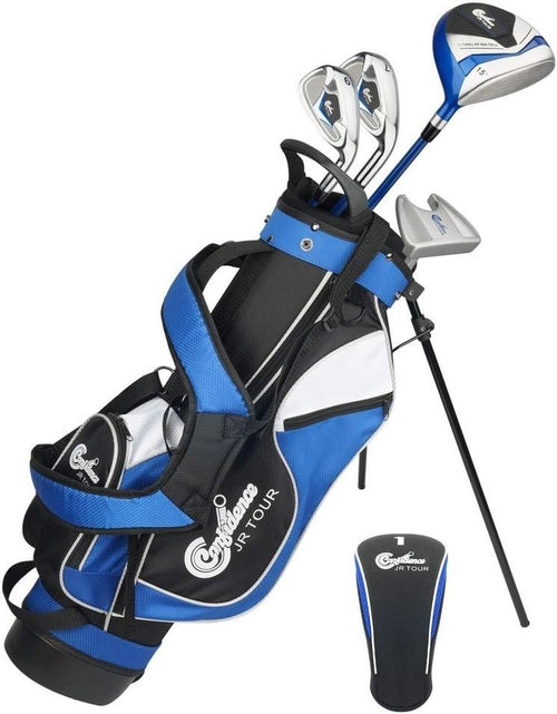 Kids Golf Club Set Ages 4–7 Right Hand Junior Driver Irons Putter Bag