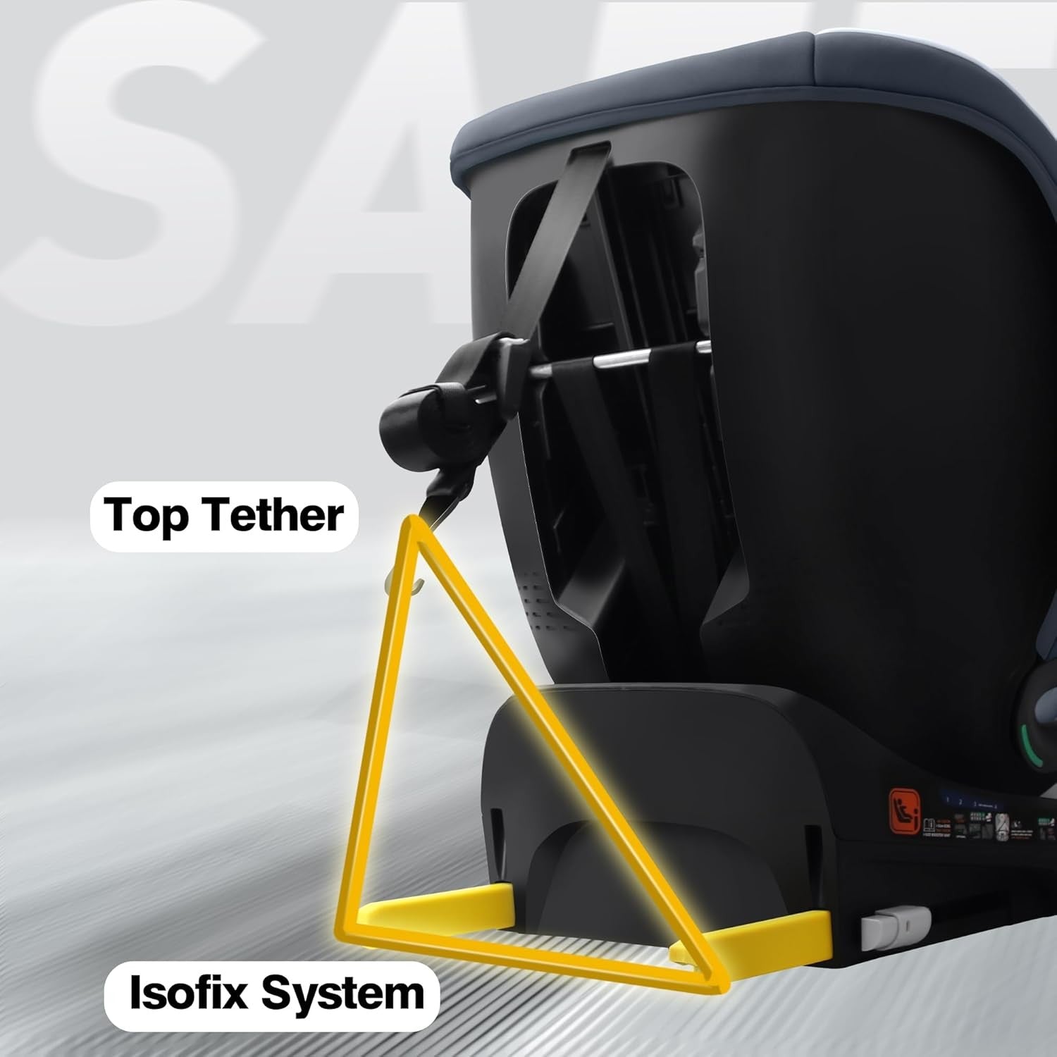 360° ISOFIX i-Size Child Car Seat 40–150cm Birth–12Y Rear & Forward Facing