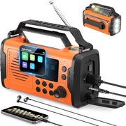 20000mAh Emergency Solar Hand Crank Radio with DAB/FM Bluetooth
