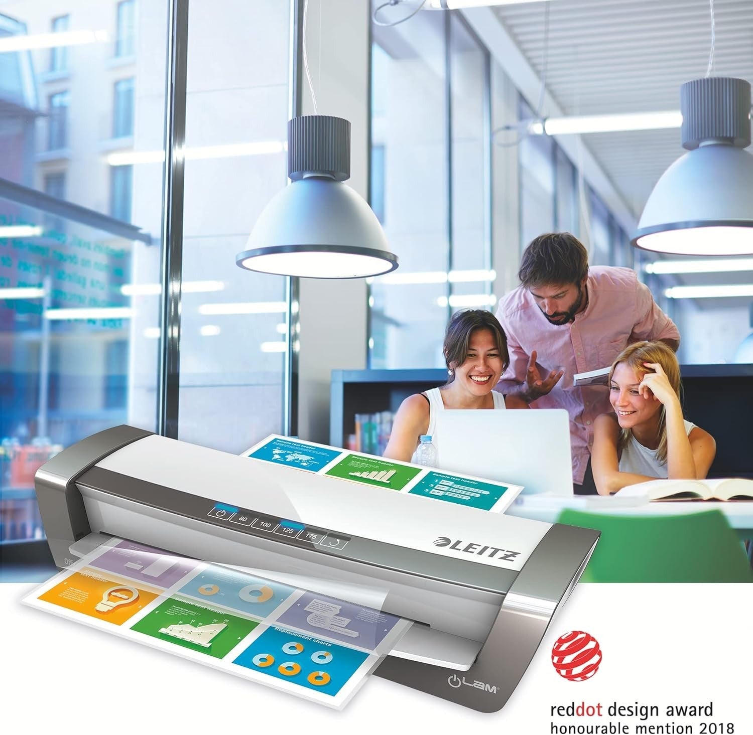 A3 Office Laminator Fast 1 Min Warm Up Touch Panel Auto Reverse Pro Use