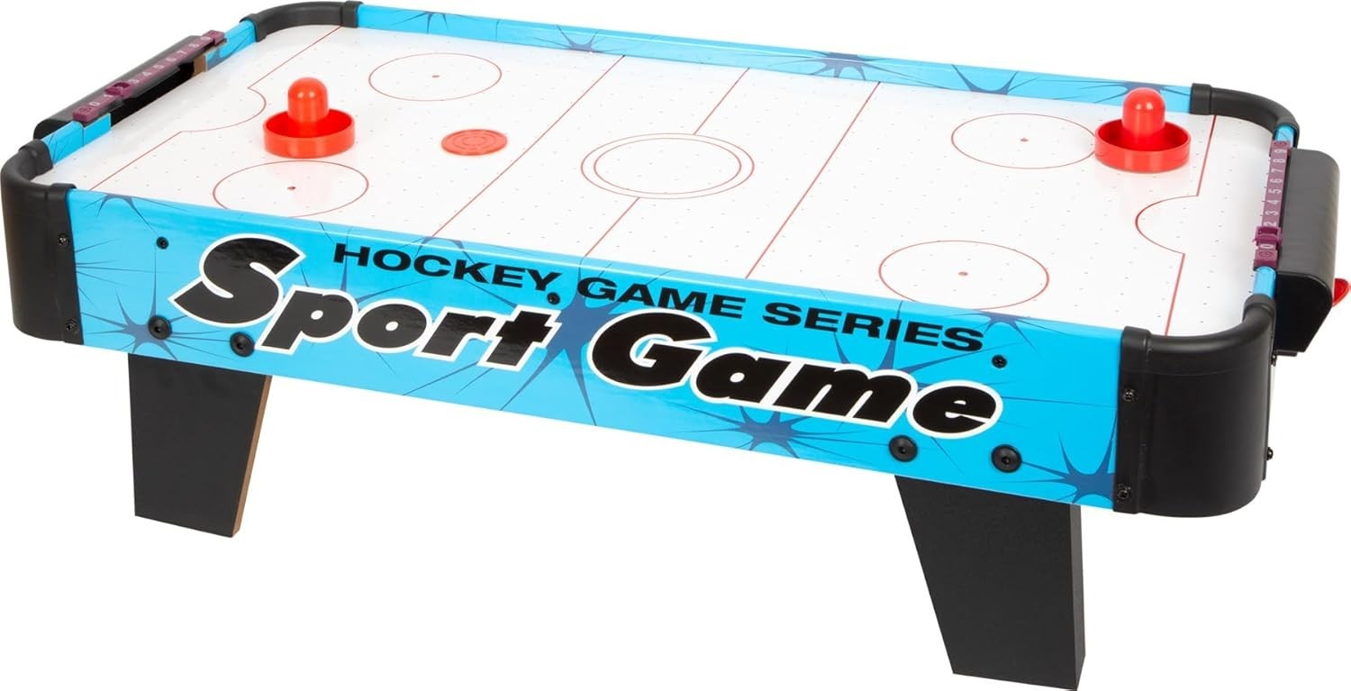 Tabletop Air Hockey Game Electric Compact Speed Hockey Family Fun