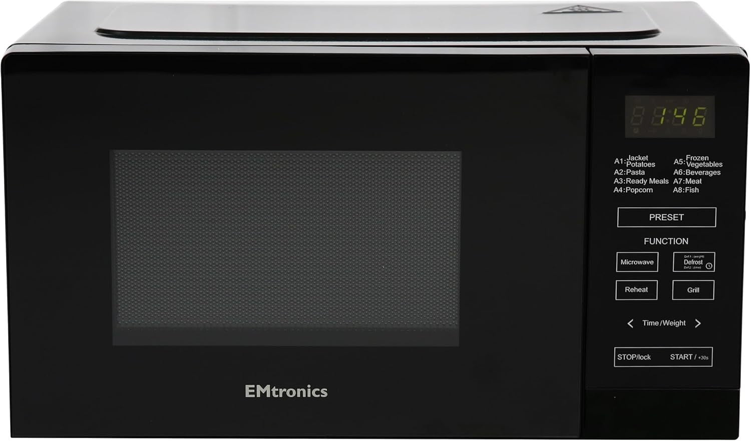 6.3L Health Grill Air Fryer + 20L Microwave Grill Set Temp Probe 60min