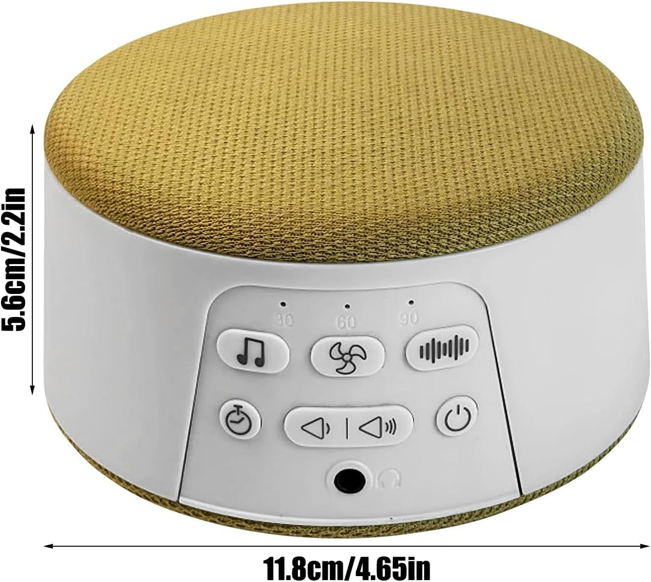 White Noise Machine with Diffuser, Humidifier, 10 Sounds & LED Night Light