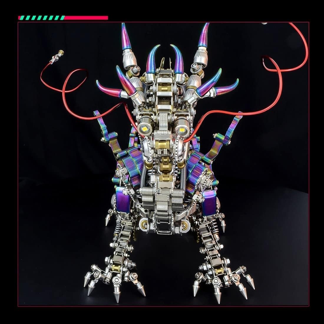 Large 3D Metal Dragon Puzzle 2030PCS Steampunk DIY Model Kit Decor