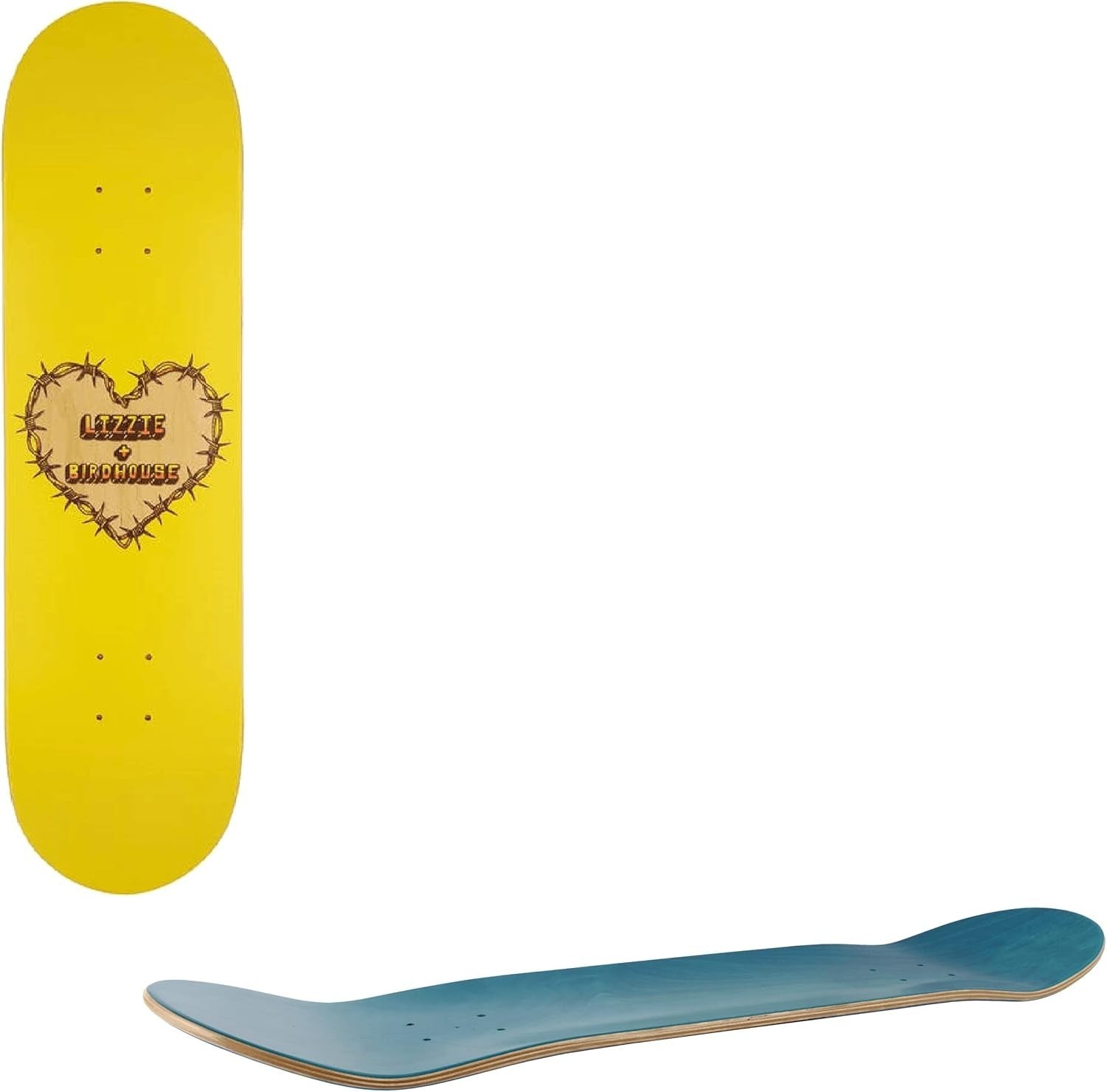 Heart Protection Pro Skateboard Deck 8" Maple Wood Adult