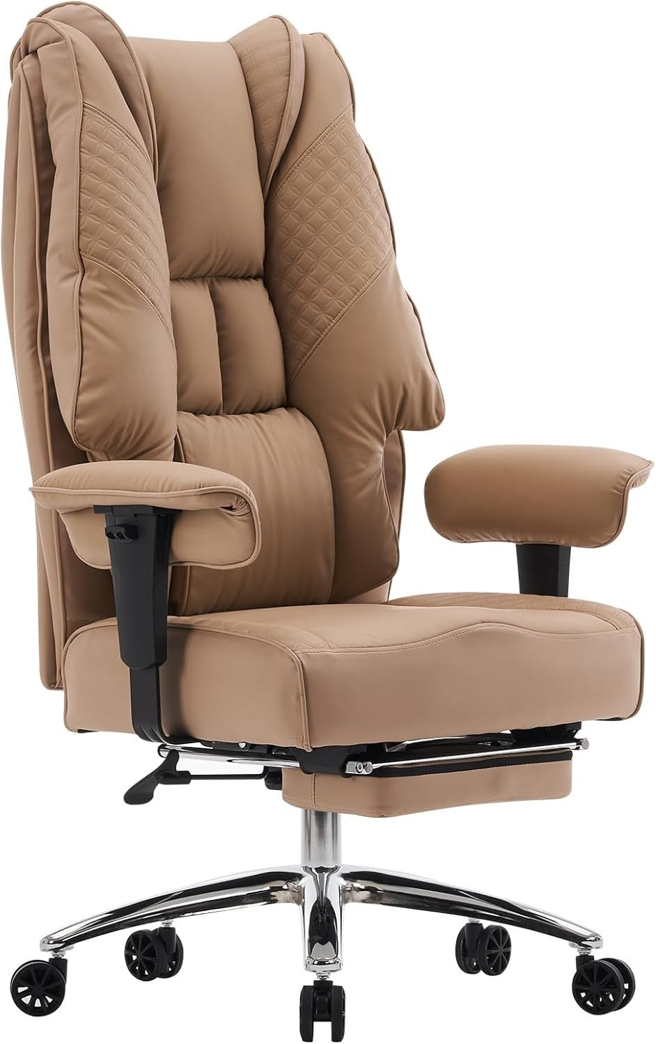Oversized Office Chair Big & Tall Faux Leather Heavy Duty 400lb Back Support