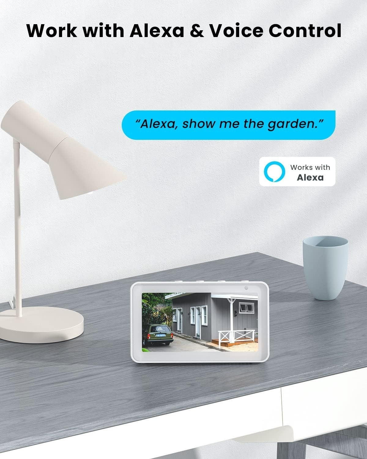 Solar Security Camera 360° PTZ 24/7 Recording Auto Tracking 3MP WiFi