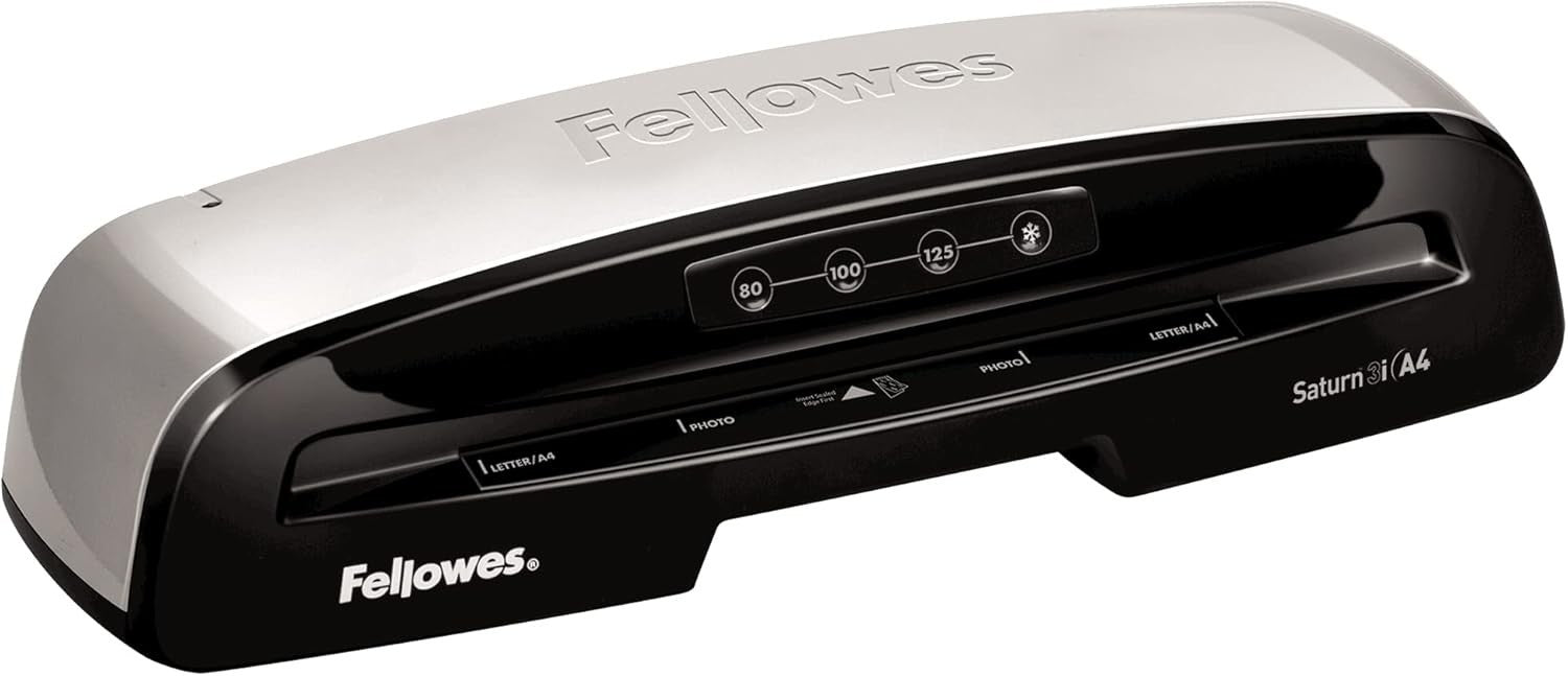 A4 Office Laminator 60s Warm-Up Anti-Jam Auto Shut-Off + Films