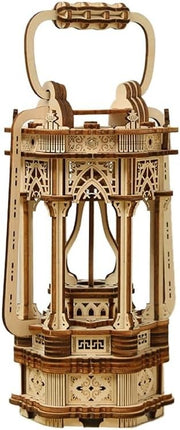3D Wooden Lantern Puzzle Model DIY Kit – No Glue, Skill-Building Craft