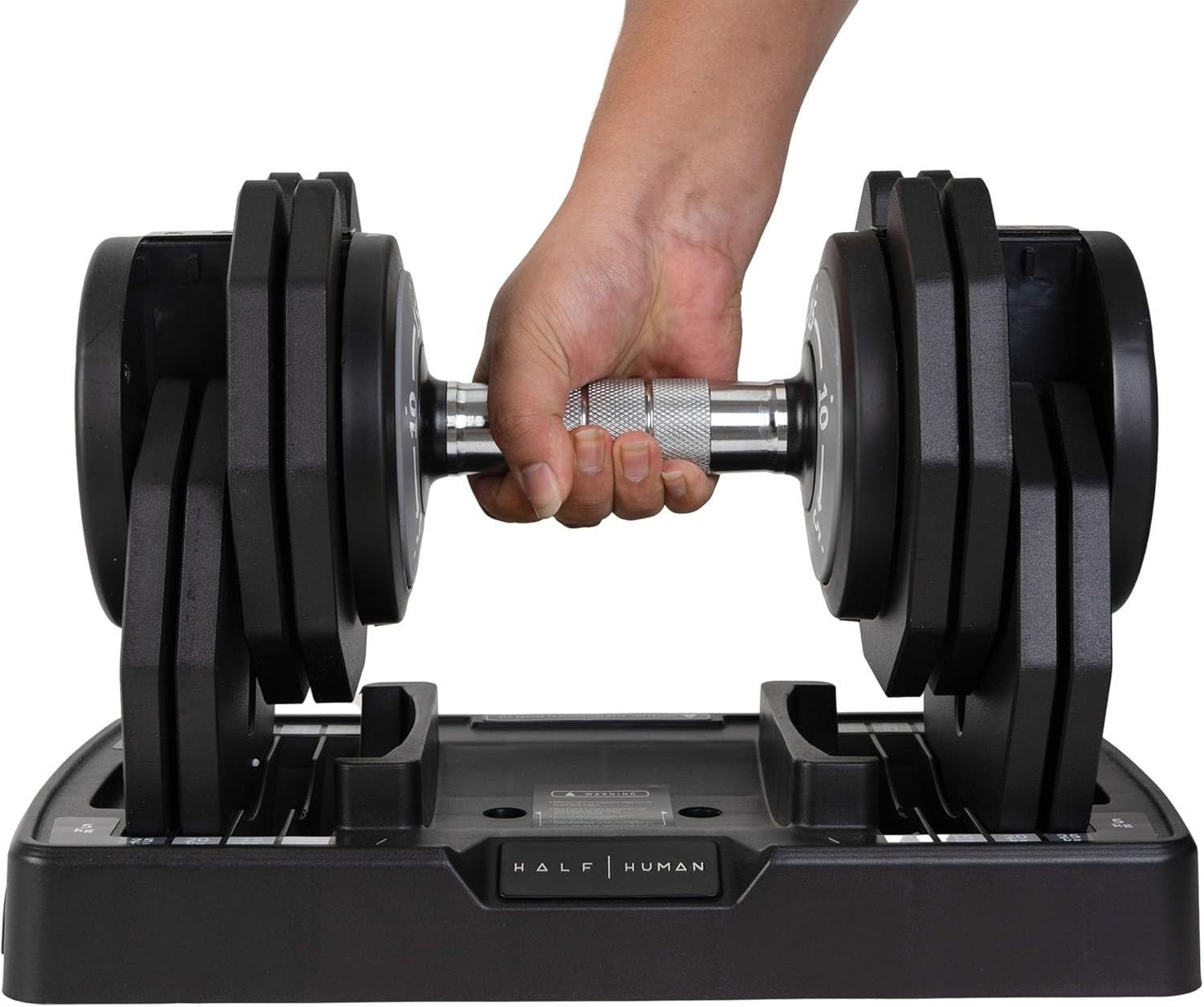 25KG Adjustable Dumbbell Single Twist Handle Anti-Roll Compact Home Gym