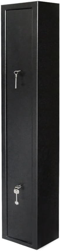 Secure 3-Gun Rifle & Shotgun Safe with 7-Level Lock, Black, 130x20x25cm