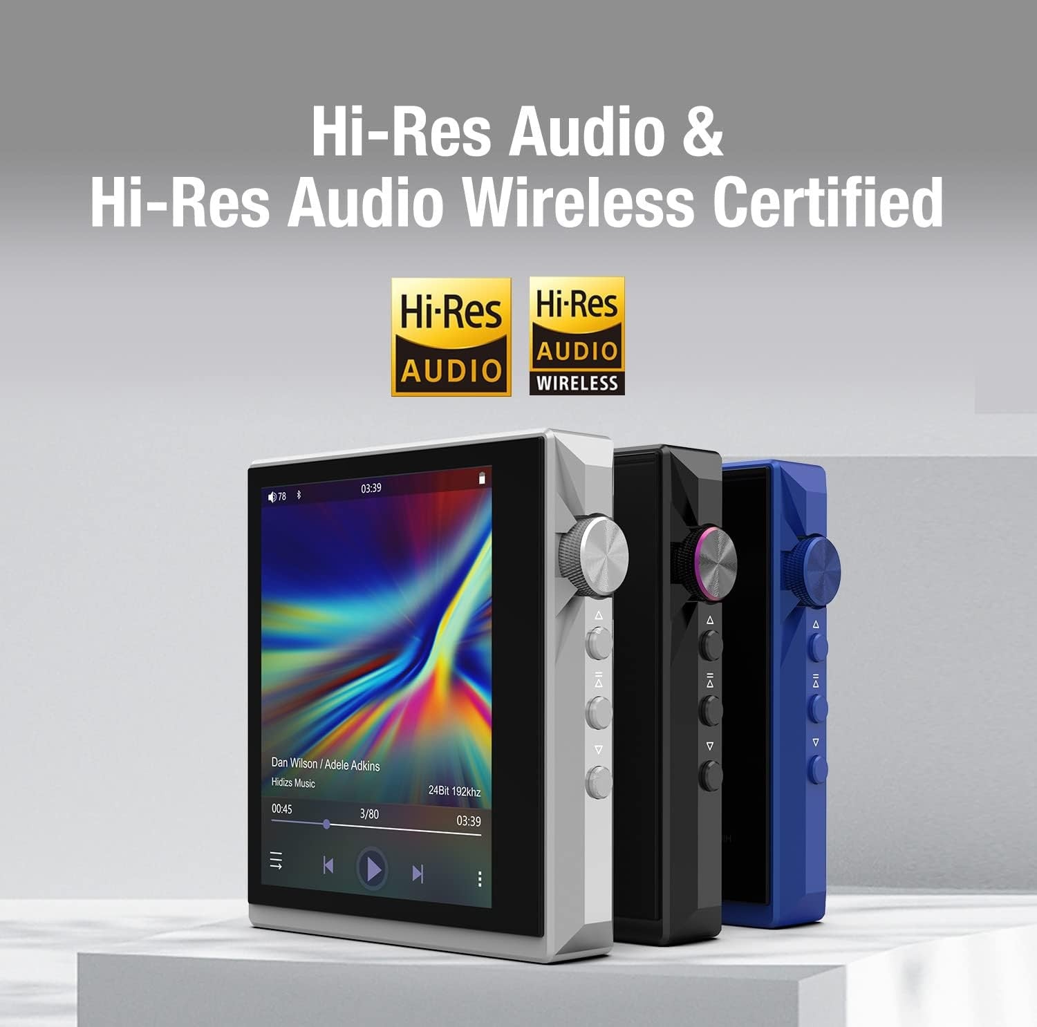 HiFi MP3 Player Dual DAC MQA DSD256 Bluetooth 32GB