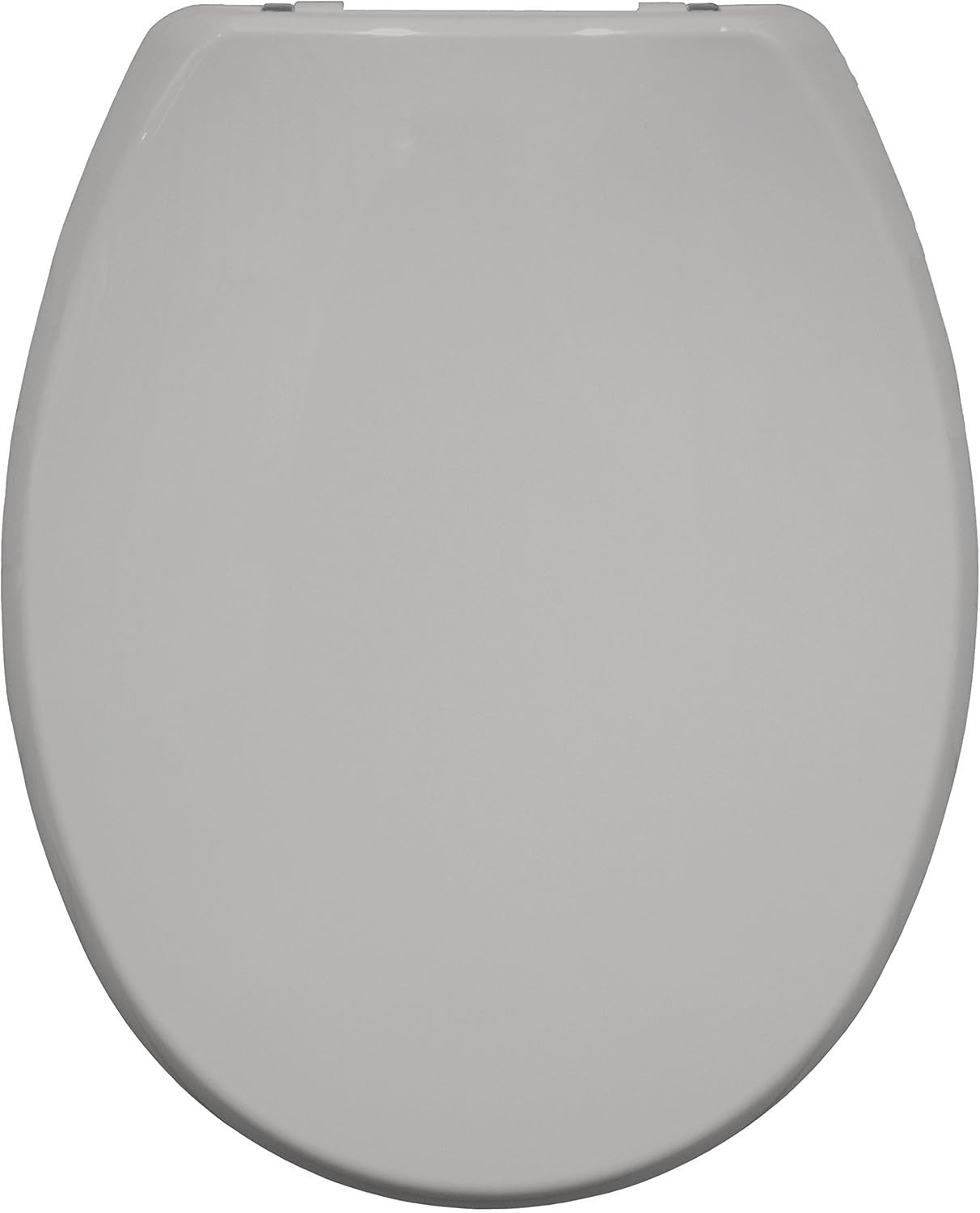 Stay-Tight Toilet Seat Whisper Grey Durable Thermoplastic Universal Fit