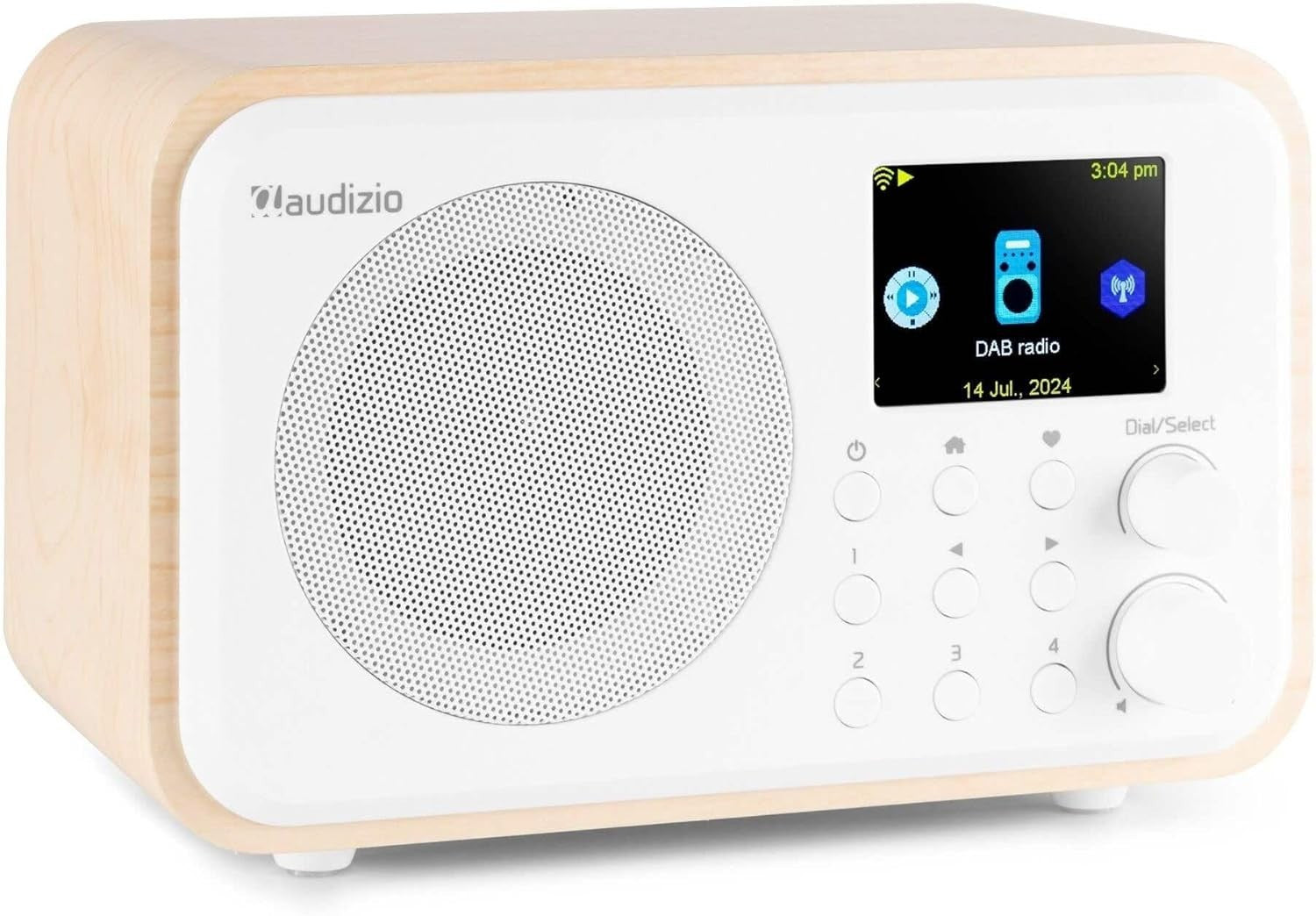 Portable DAB+/WiFi Internet Radio with Bluetooth, FM & Alarm Clock