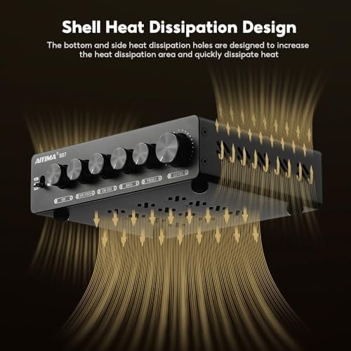 B07 2.1-Channel Bluetooth Amplifier 300Wx2+300W Subwoofer Bass Treble