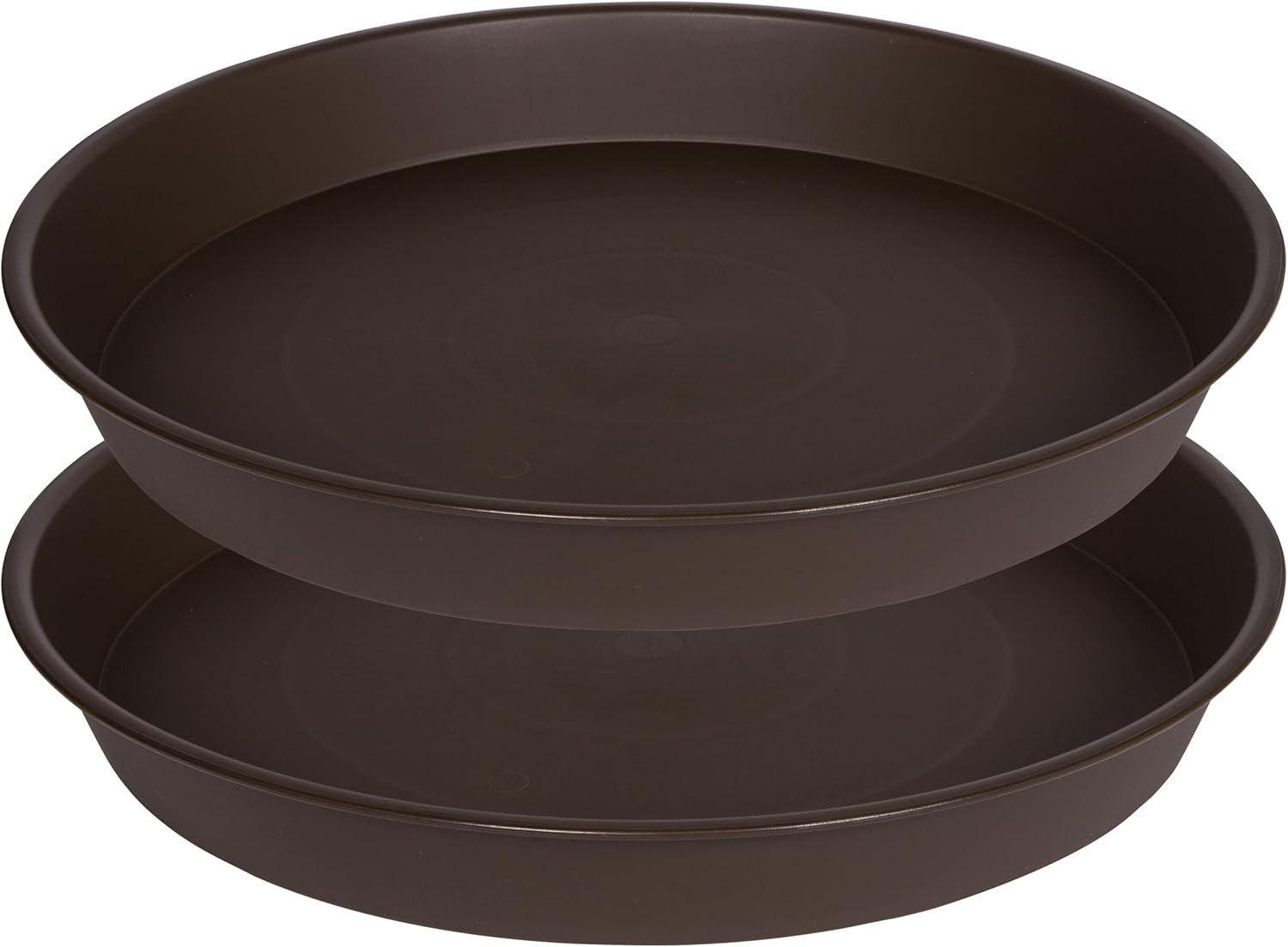 2 Pack Large Bird Bath Tray 19" Garden Feeder Bowls Durable Plant Saucers