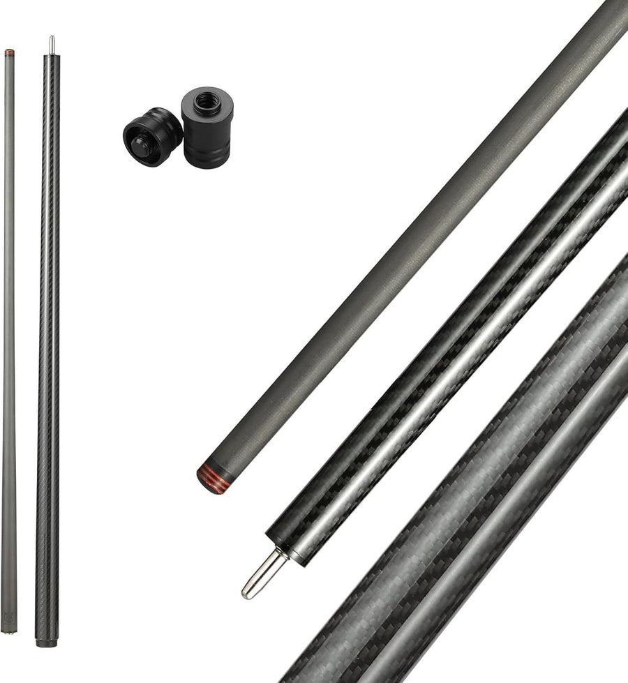 Carbon Fiber Pool Cue 20oz 58" Low Deflection Break Stick 13mm Tip Uni-Lock