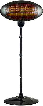Outdoor Electric Patio Heater 2000W | Adjustable Height | Safe & Instant Heat