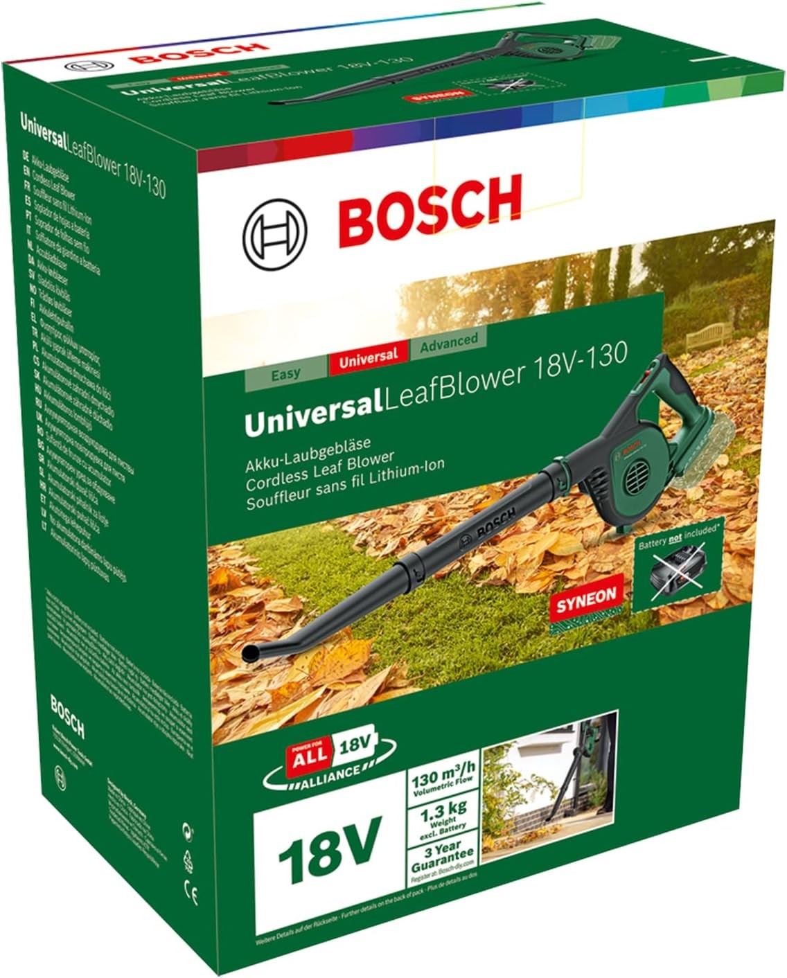 Cordless Leaf Blower 18V Lightweight Handheld Garden Patio Yard Cleaner