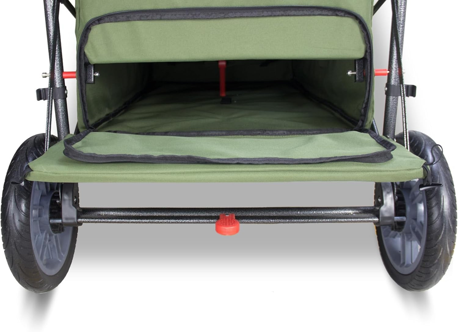 Folding Garden Wagon Cart Heavy Duty Outdoor Pull Trolley
