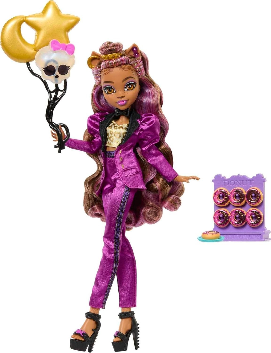 Monster Ball Fashion Doll Satin Suit Party Accessories Handbag Heels