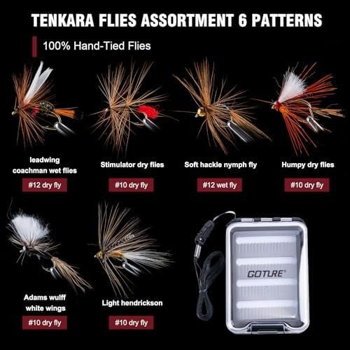 12ft Tenkara Fishing Rod Kit Carbon Fibre Cork Handle Waist Pack Set