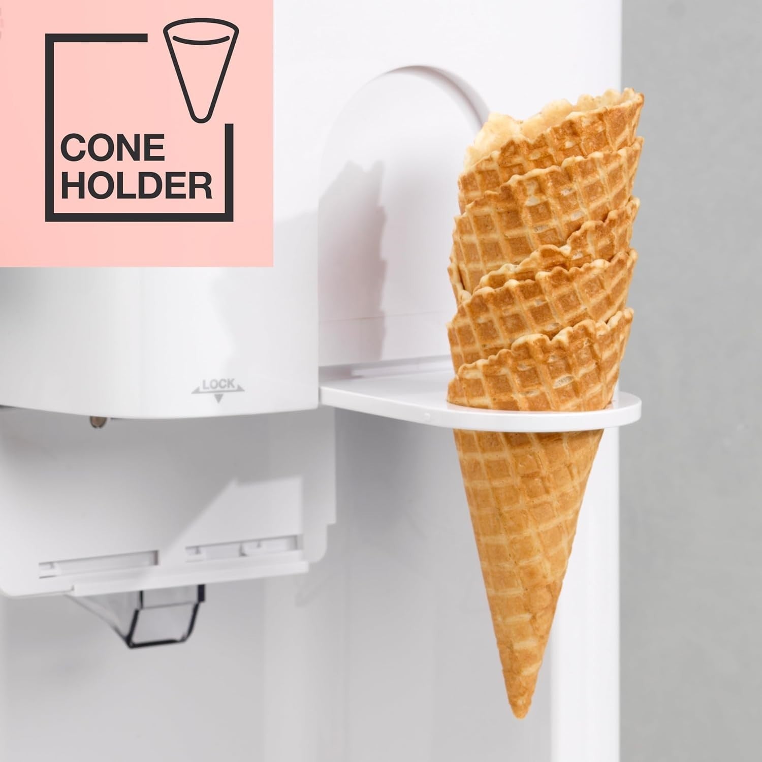 Soft Serve Ice Cream Maker 1.42L Frozen Yogurt Gelato Machine
