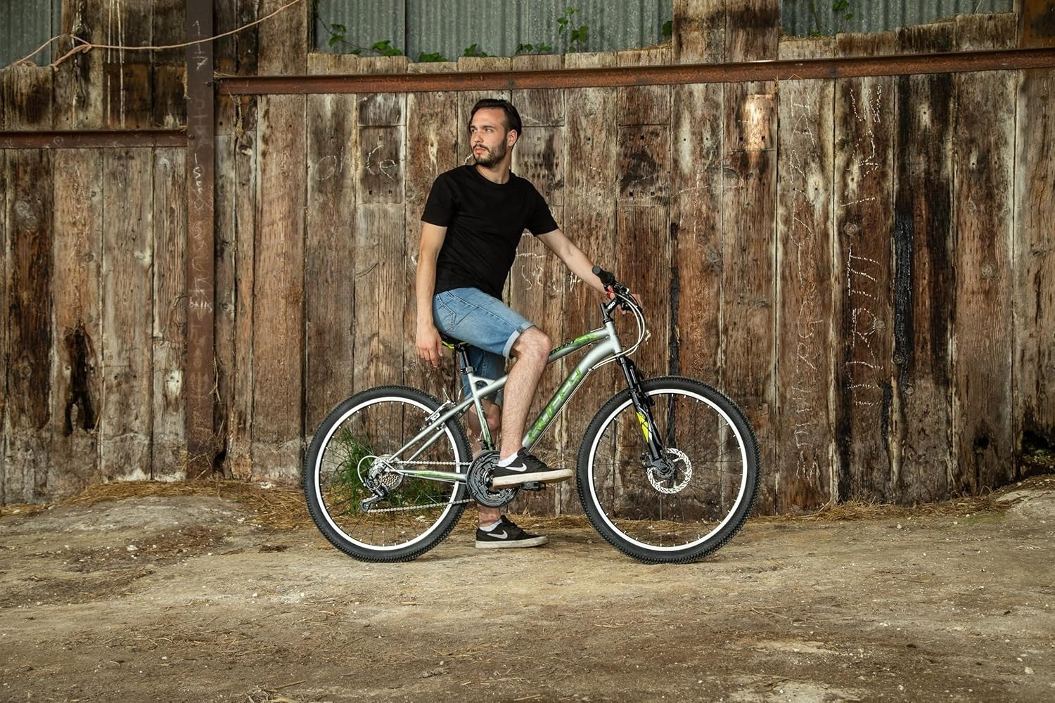 26" Mens Mountain Bike Trail MTB Front Suspension Disc Brakes 18 Speed