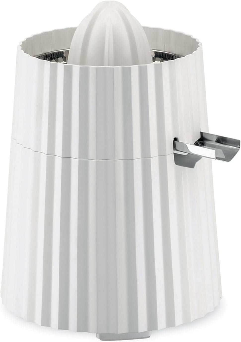 Designer Electric Citrus Juicer 80W Drip Spout Stainless Sieve White