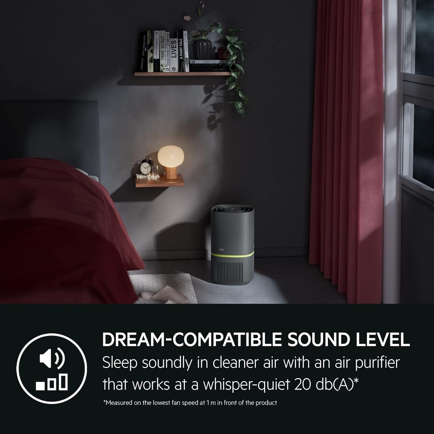 Smart HEPA Air Purifier Quiet Sleep Mode App Control Allergy Home