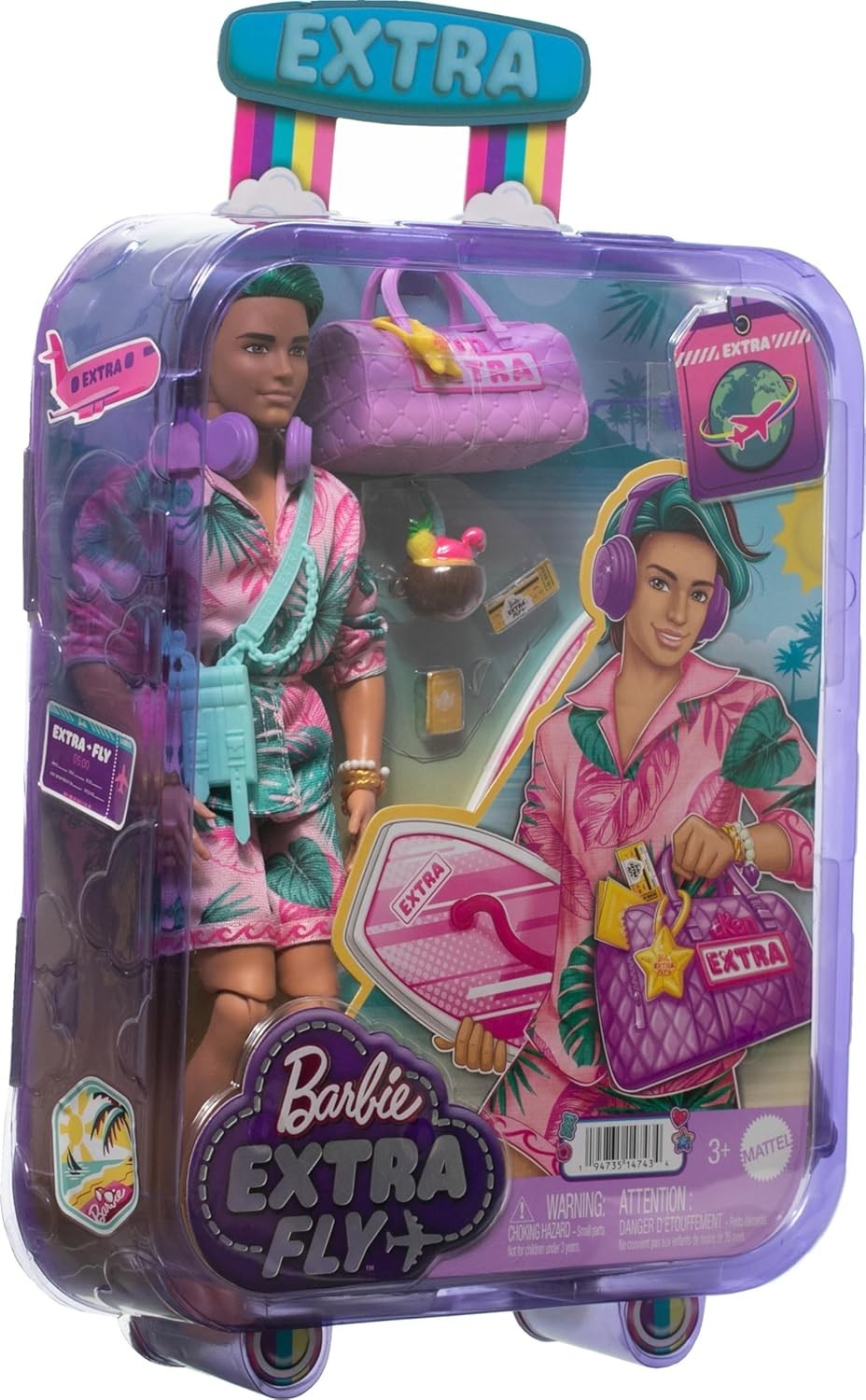 Beach Vacation Fashion Doll Tropical Outfit Boogie Board Accessories