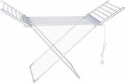 Electric Heated Clothes Airer Folding Drying Rack 20 Heated Bars Indoor