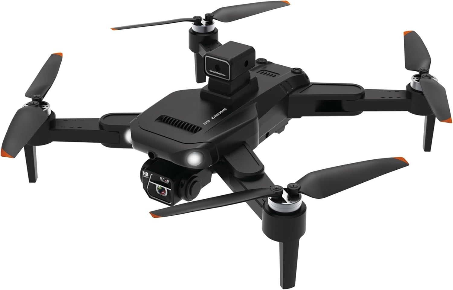 Foldable 1080P FPV Drone with Wi-Fi Camera, Obstacle Sensor & 360° Flip