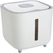10KG PP Rice Dispenser Airtight Storage Bin with Window Grain Bucket