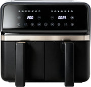 8L Dual Zone Air Fryer 2200W Extra Large 11-in1 Fast Healthy Cooking Crisp Bake