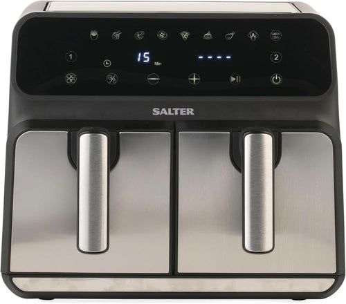 Dual Air Fryer 7.6L | Sync & Match, 10 Functions, LED Touch, Low-Oil, 1700W