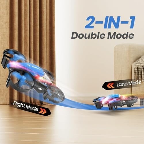 Holy Stone HS210F Mini Drone 2-in-1 RC Quadcopter LED Altitude Hold