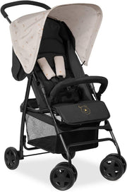Pooh Rainbow Beige Lightweight Travel Pushchair 5.9kg Compact Fold Buggy