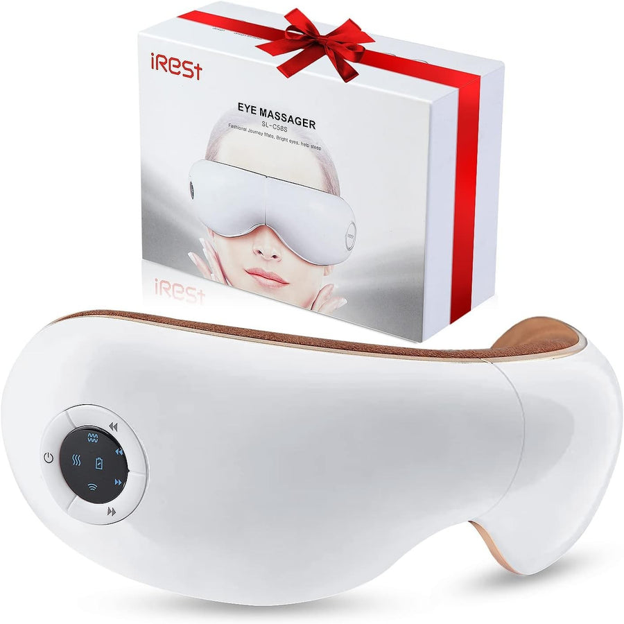 Heated Eye Massager Foldable Air Compression Vibration Mask
