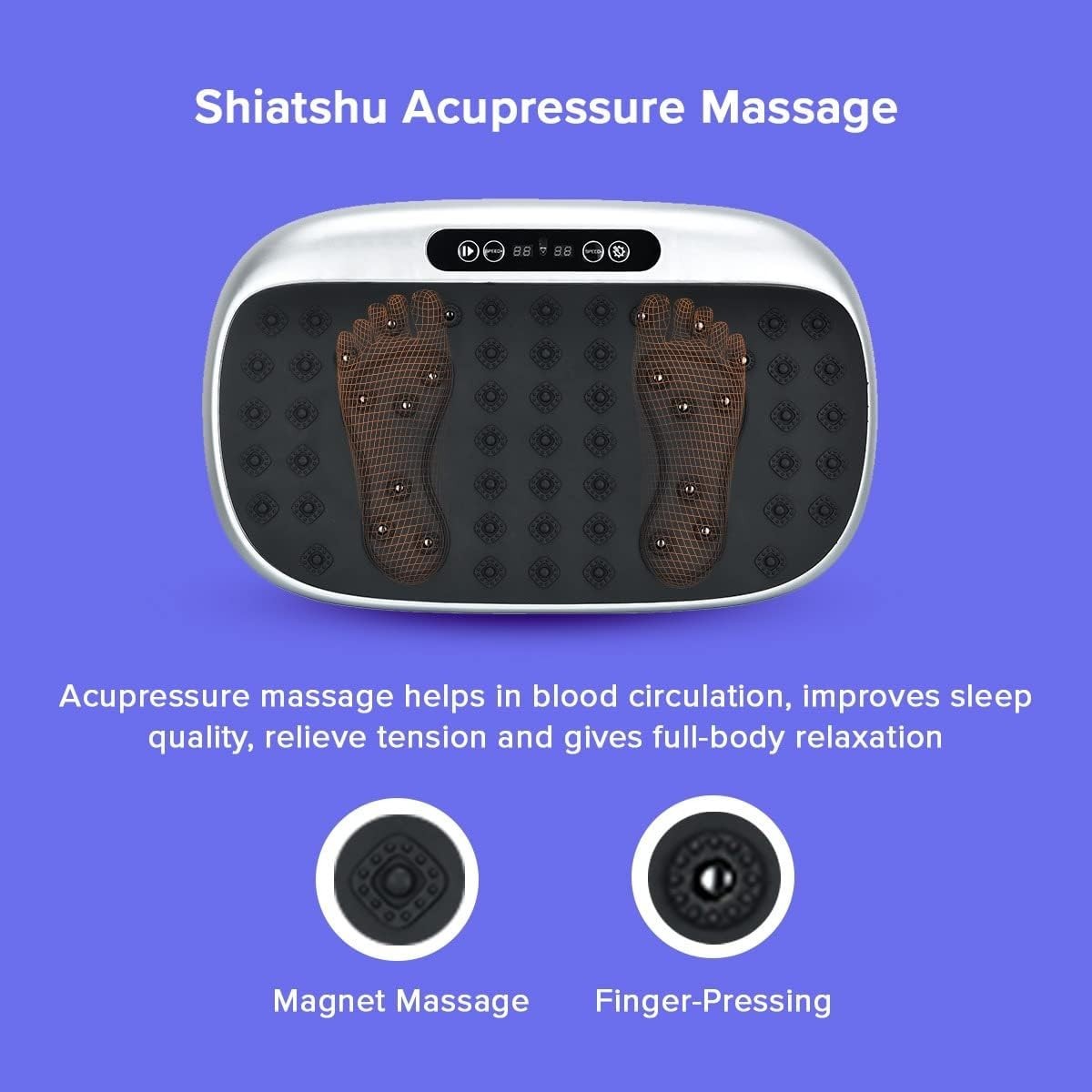 Whole Body Vibration Plate Home Workout Lymphatic Drainage Fitness