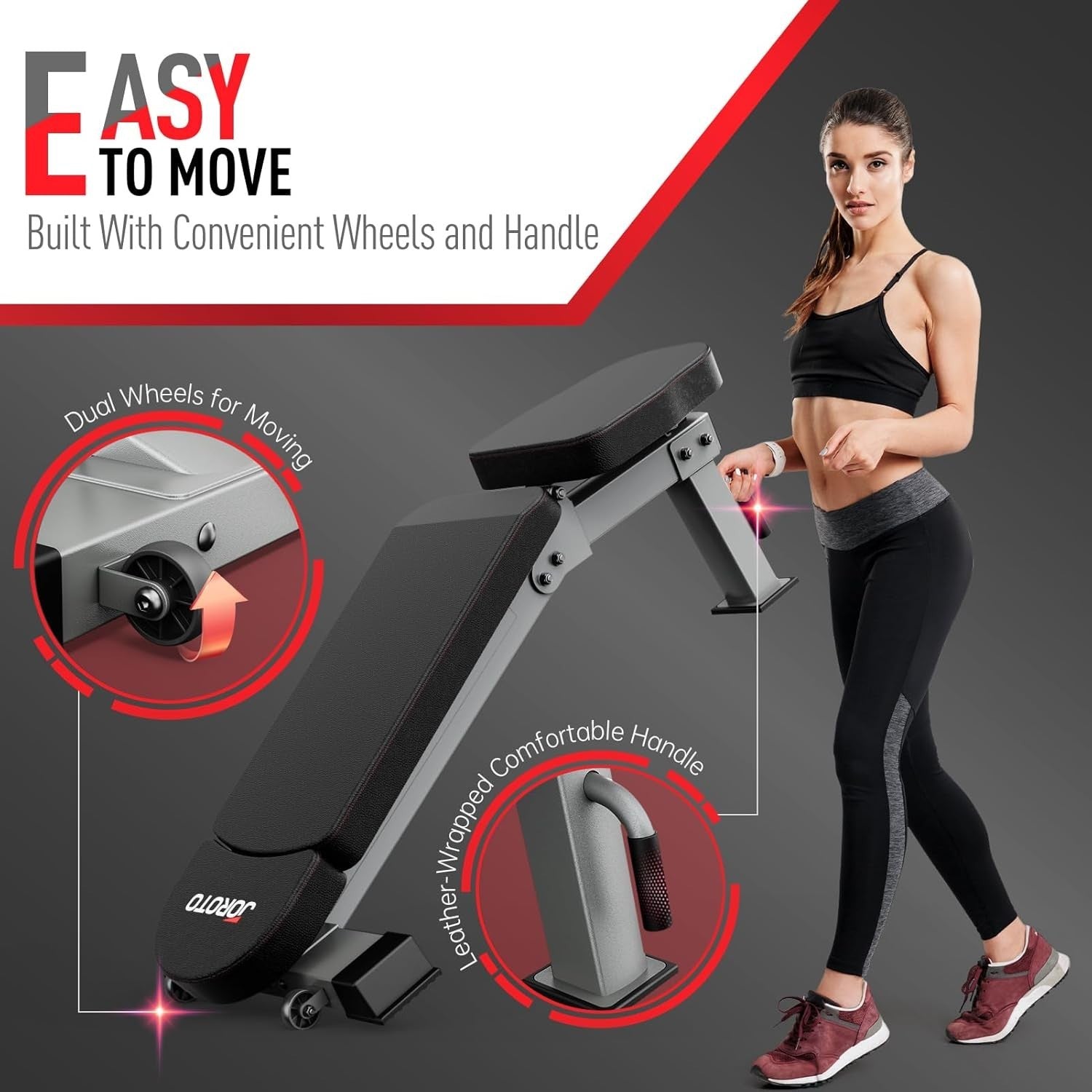Commercial Heavy Duty Workout Bench 1000lb Multi-Angle Home Training