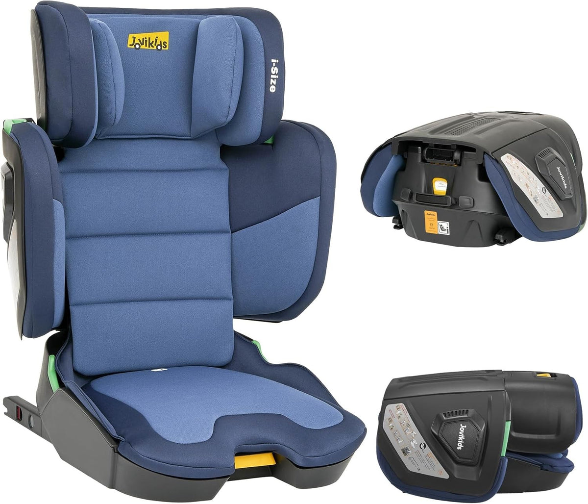 i-Size Booster Seat ISOFIX Folding Portable 3–12 Years 100–150cm