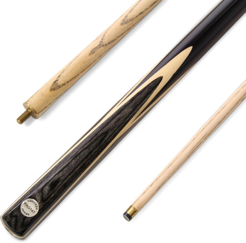 57in Ash Snooker Pool Cue 2 Piece Centre Joint 9.5mm Tip