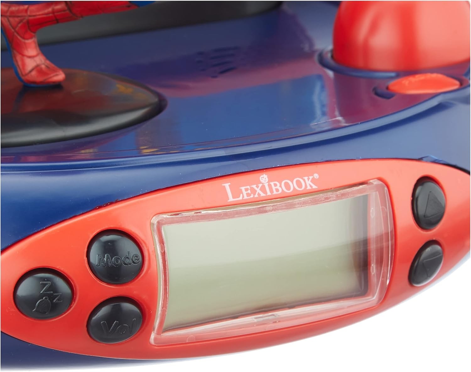 Kids Projector Alarm Clock Night Light Time Projection Red Bedroom Toy