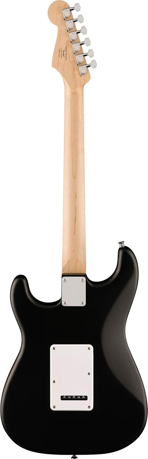 Strat Style Electric Guitar SSS Laurel Fretboard Black